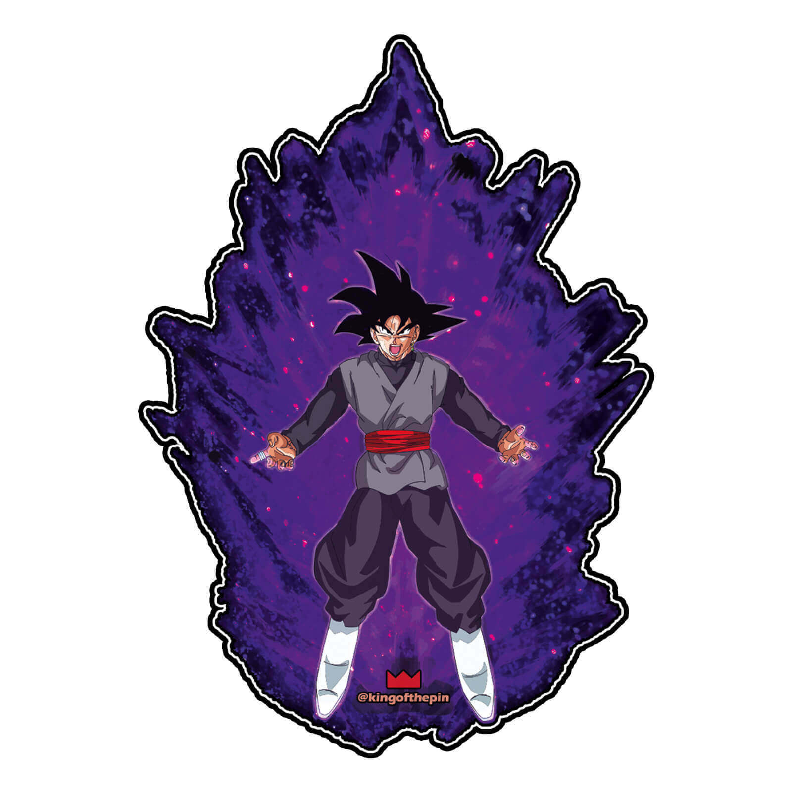 how to draw goku black with arms out｜TikTok Search