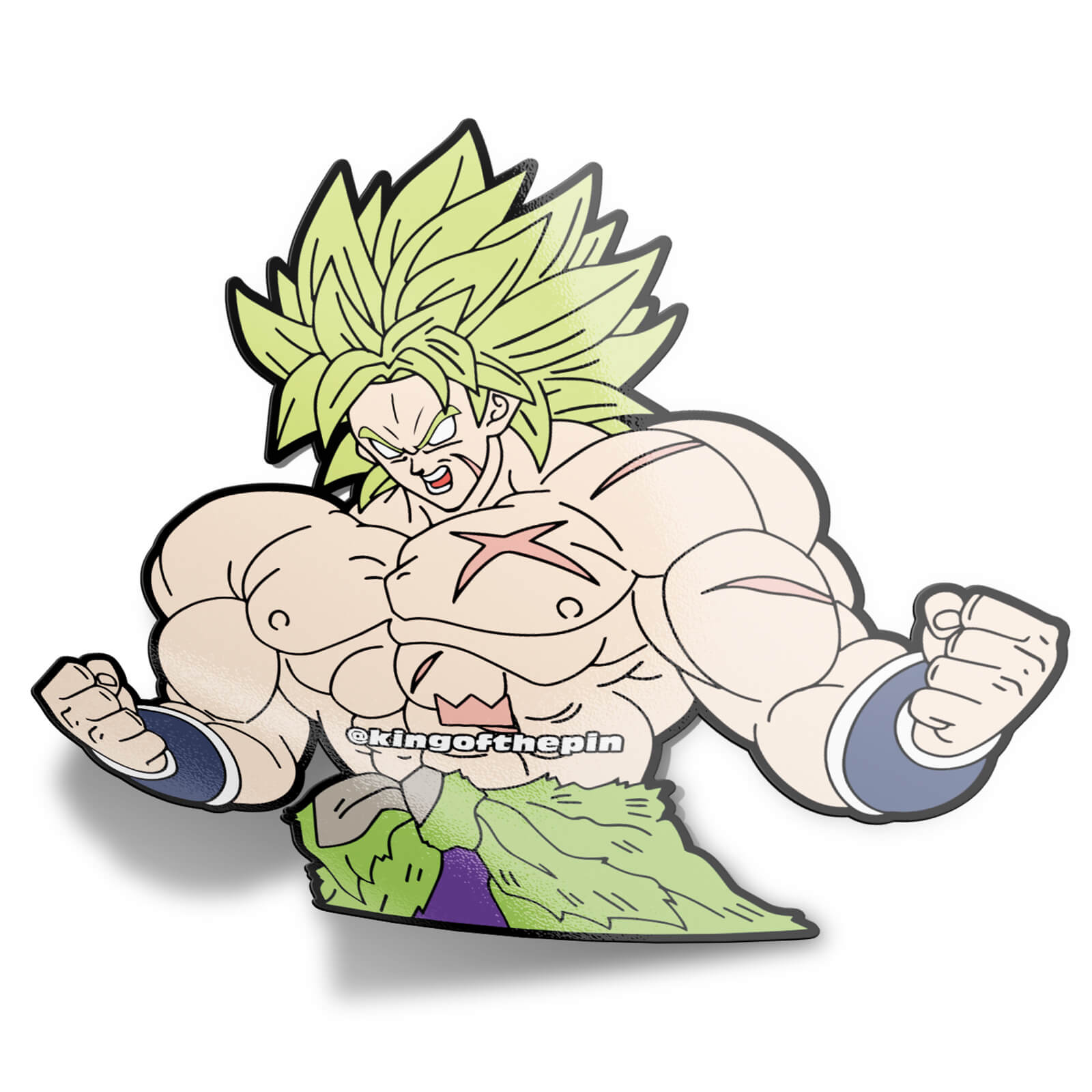 Broly Kid Saiyan (DBS Broly Movie) Sticker – King of the Pin