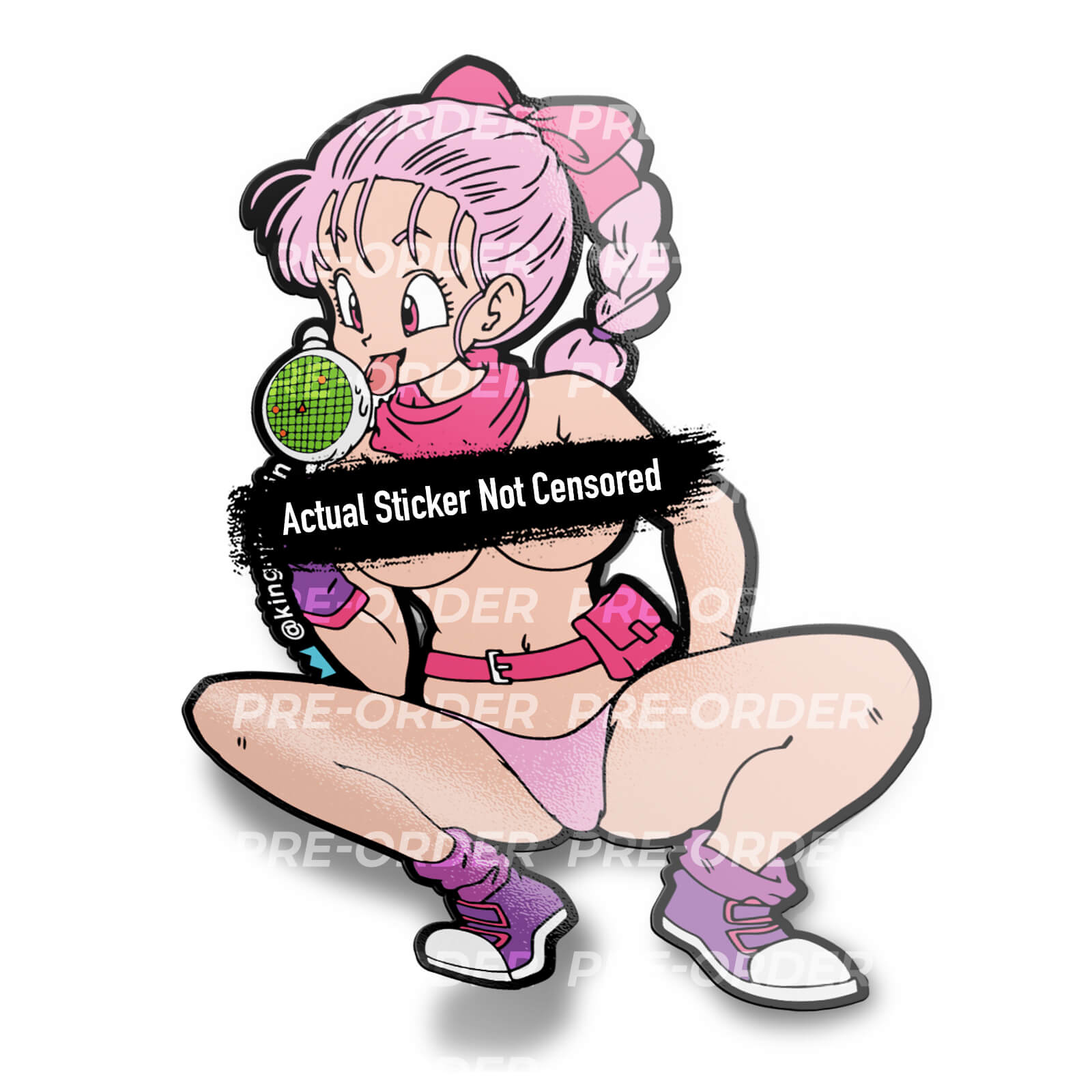 Bulma's Radarpop (Grape) [NSFW] Sticker – King of the Pin