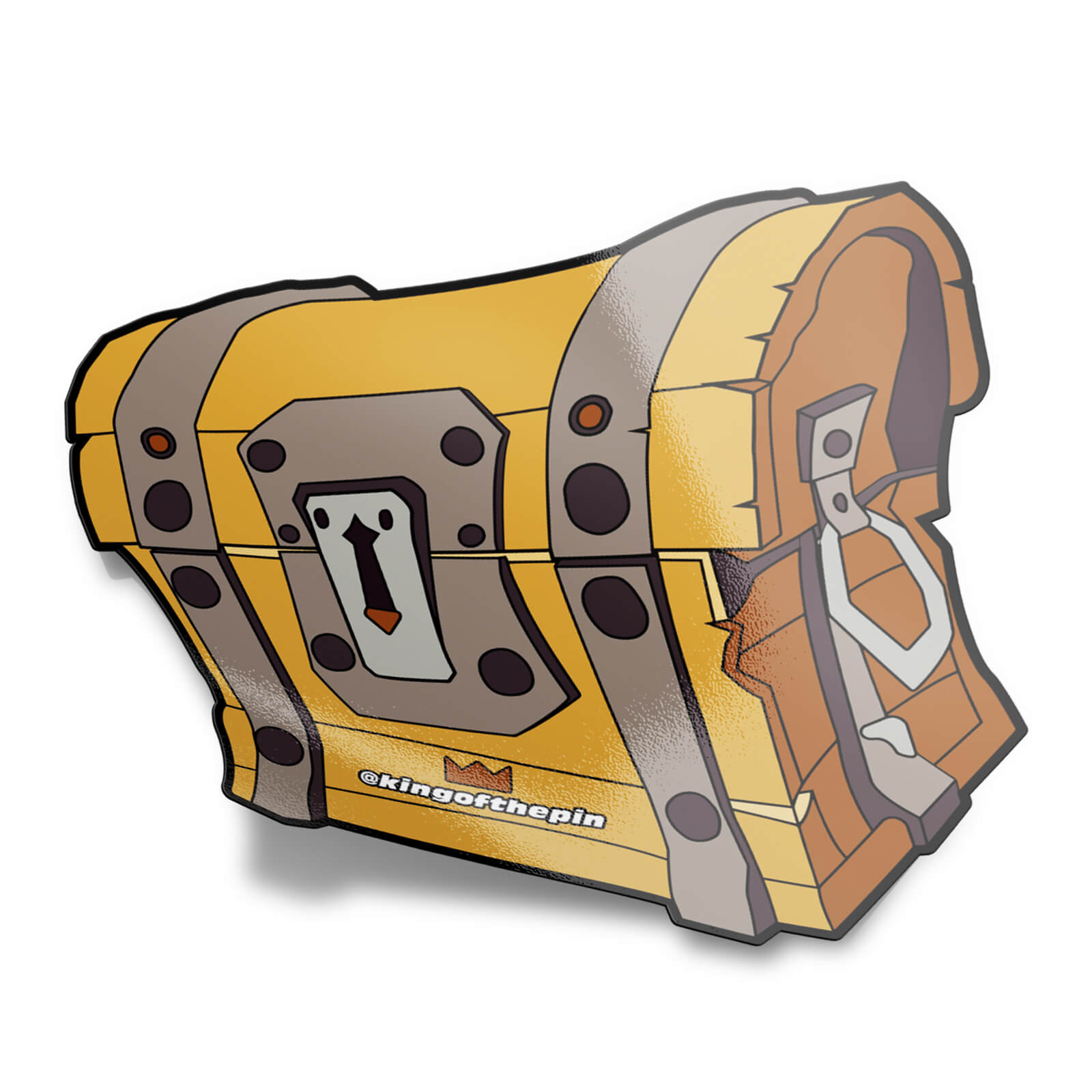 Fortnite Chest Sticker – King of the Pin