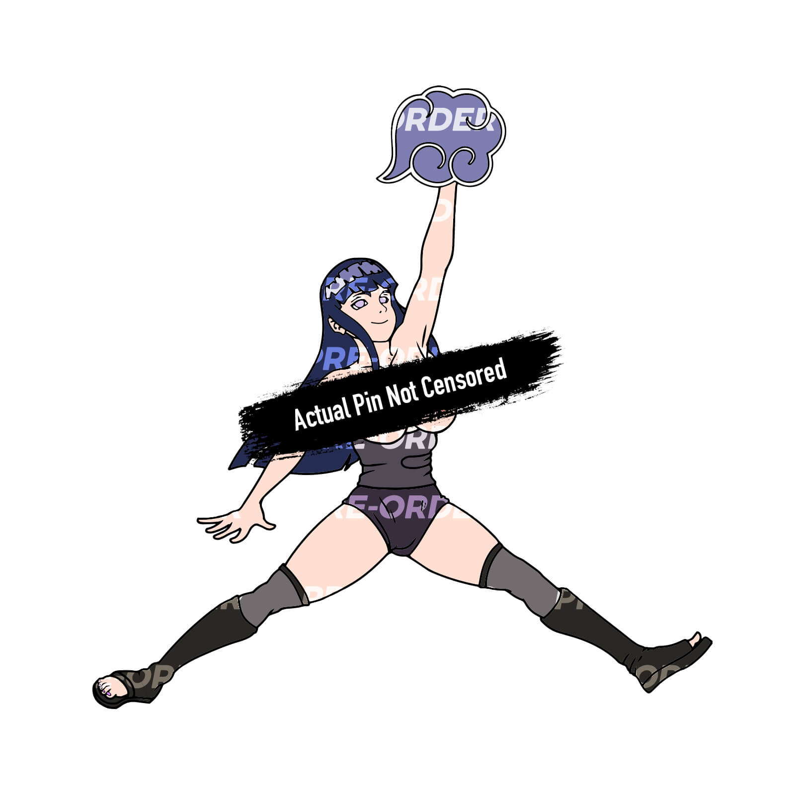 Hinata Jumpwoman [NSFW] Enamel Pin – King of the Pin