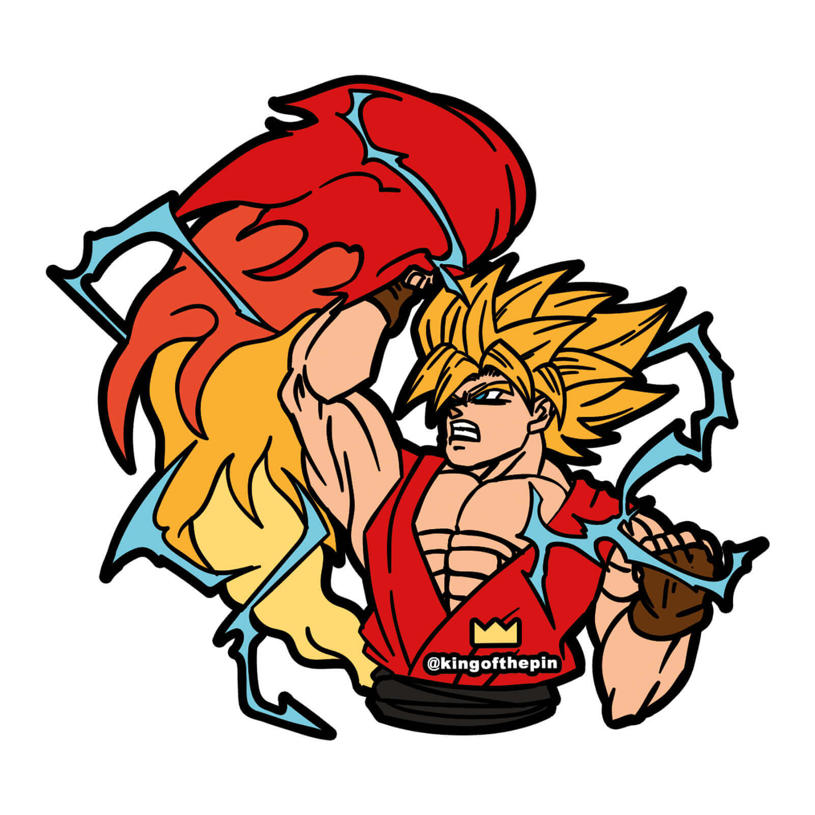 Street Fighter Z Sticker Pack (includes All 3 Stickers) – King of the Pin