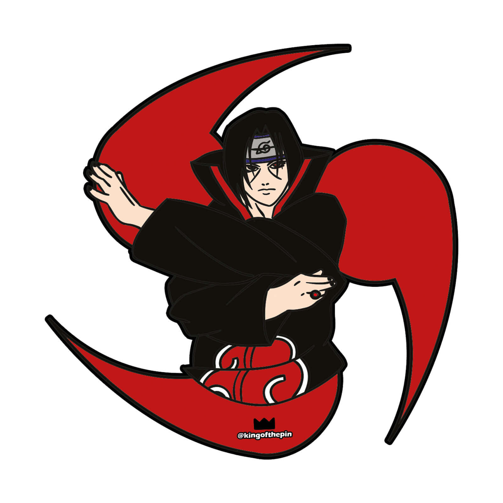 Legend of Itachi Sticker – King of the Pin