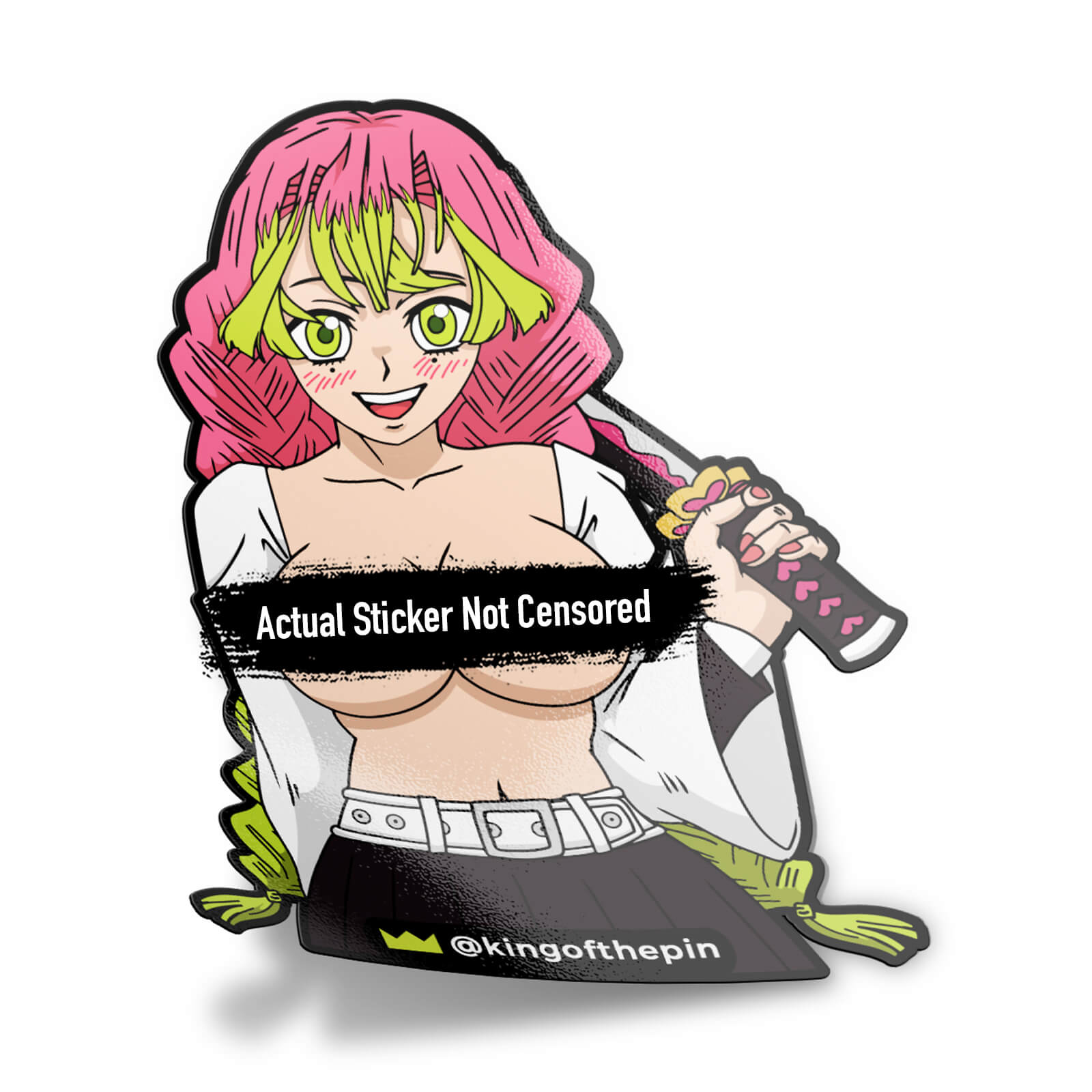 Mitsuri Kanroji After Hours Sticker – King of the Pin