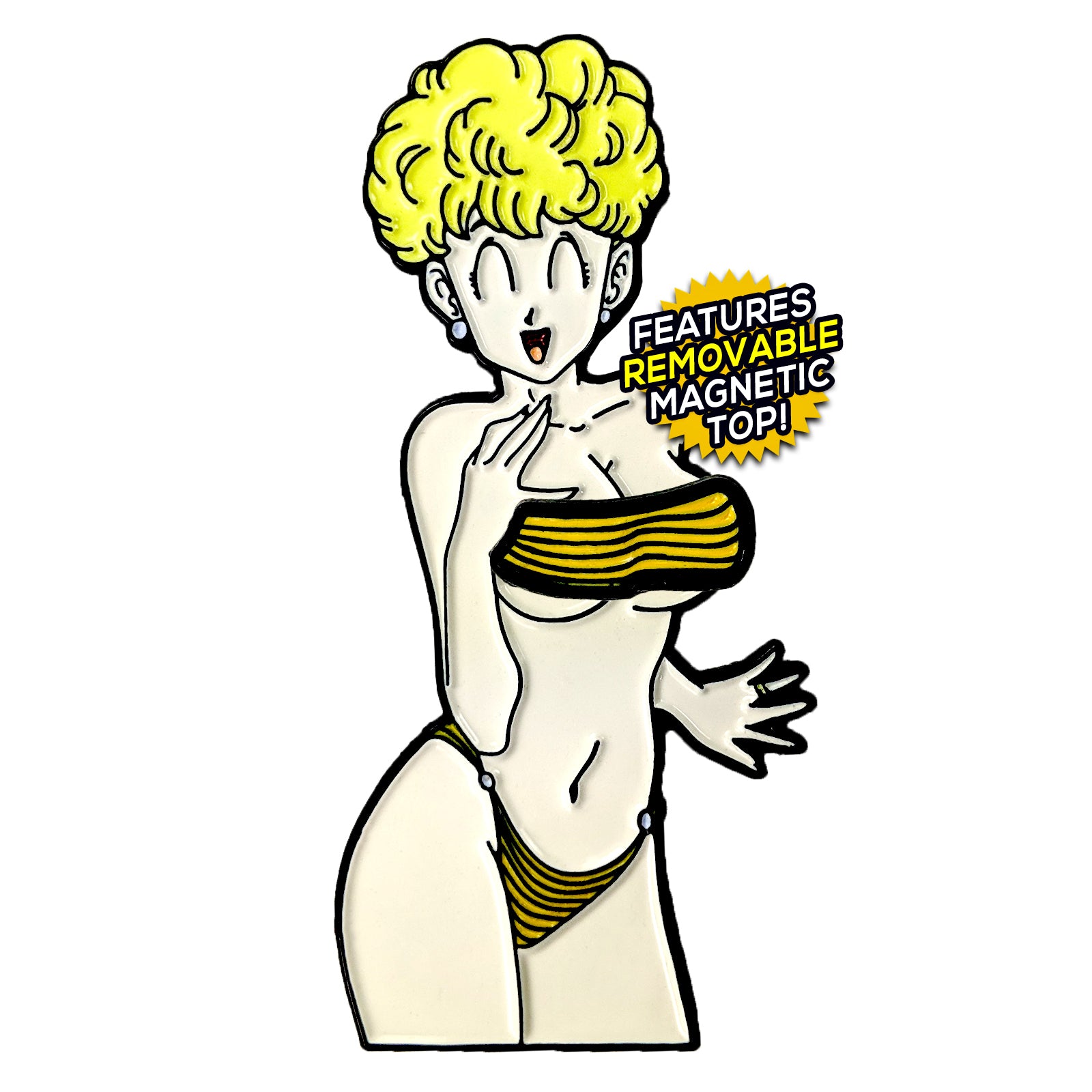 Mrs. Briefs After Hours Enamel Pin – King of the Pin