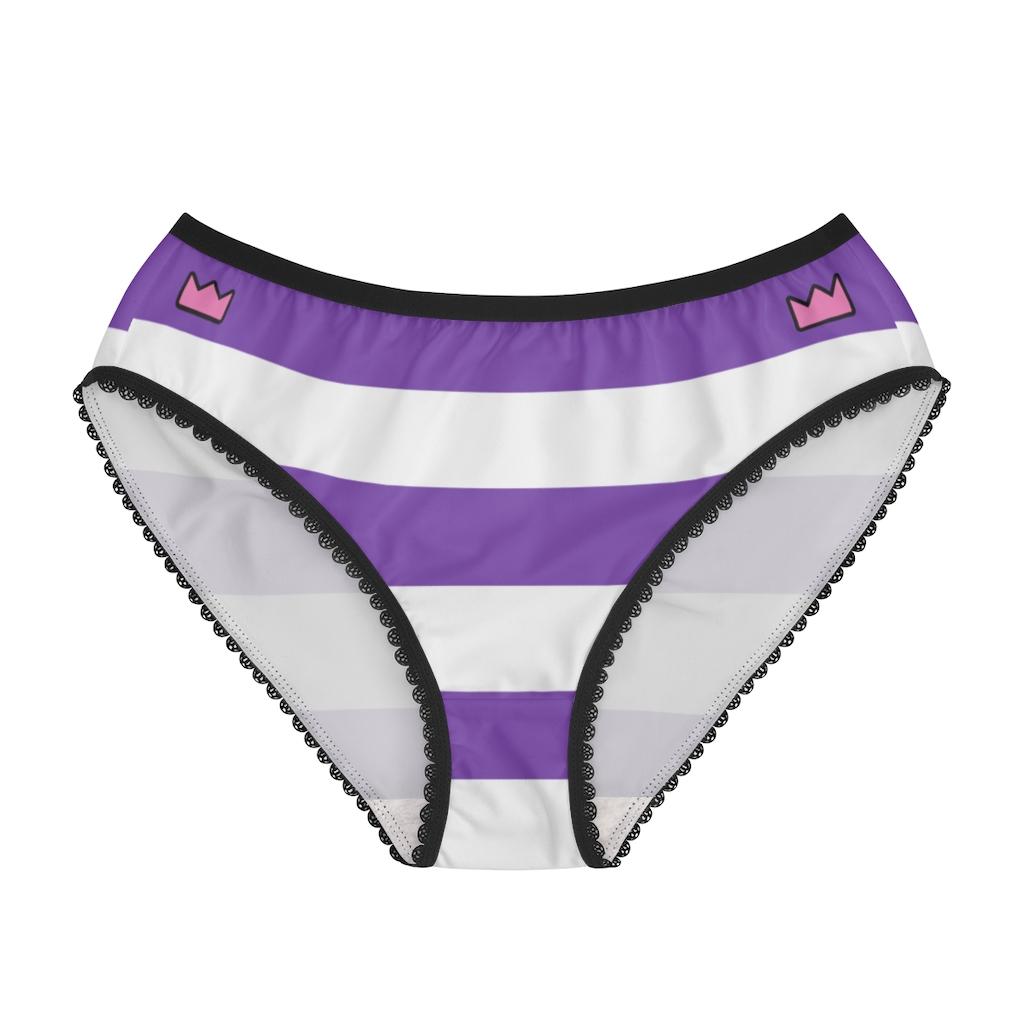 MeMe-Chan Purple Striped Panties – King of the Pin